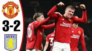 Manchester United vs Aston Villa 3 - 2 (Premier League Goals & Highlights)