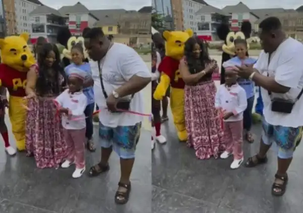 Proud Dad - Cubana Chief Priest Overjoyed As His Son Becomes CEO at 6 (Photo)