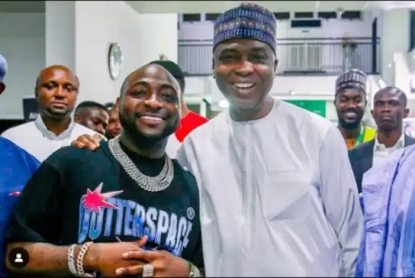 Bukola Saraki Congratulates Davido On His 30th Birthday, Shares Photo