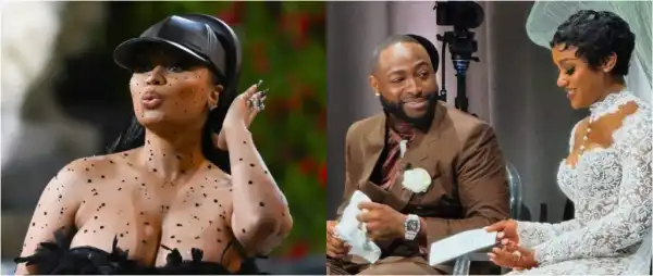 Nicki Minaj Congratulates Davido and Chioma on Their Wedding