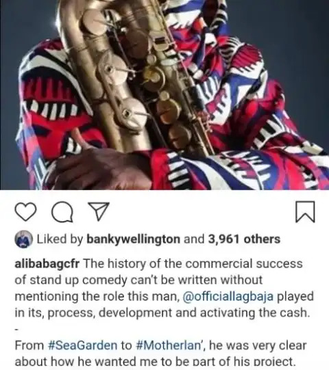 History Of Stand Up Comedy Can’t Be Written Without Lagbaja – Ali Baba