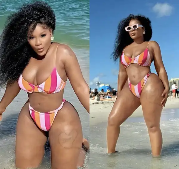 Actress, Destiny Etiko Leaves Fans In Awe As She Shares Hot Bikini Photos