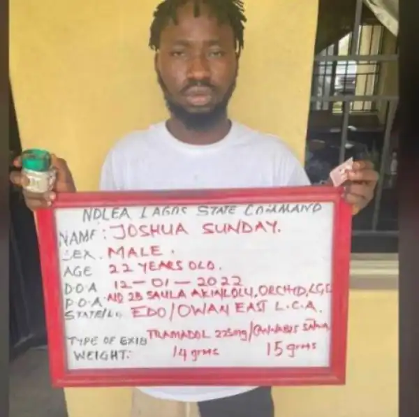 NDLEA Parades Popular Skitmaker, De General (Photo)