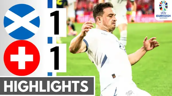Scotland vs Switzerland 1 - 1 (EURO 2024 Goals & Highlights)