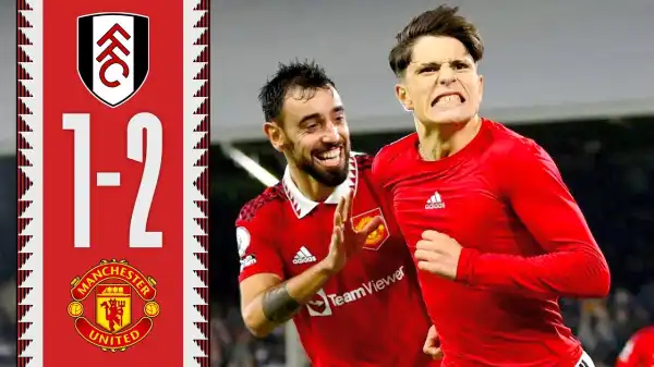 Fulham vs Manchester United 1 - 2 (Premier League 2022 Goals & Highlights)