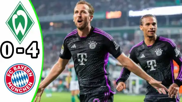 Werder Bremen vs Bayern Munich 0 - 4 (Bundesliga Goals & Highlights)