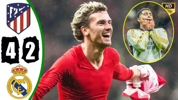 Atletico Madrid vs Real Madrid 4 - 2 (Copa Del Rey 2024 Goals & Highlights)