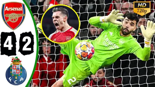Arsenal vs Porto 1 - 0 (4-2) (Champions League 2024 Goals & Highlights)