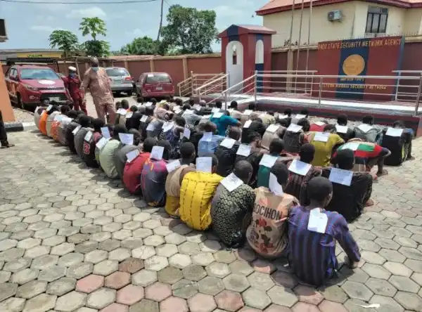 Ondo: Amotekun Arrests 67 Suspected Criminals In 2 weeks