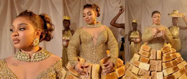 Guinness World Records Eyes Queen Mercy’s AMVCA Bread Dress For Possible Record