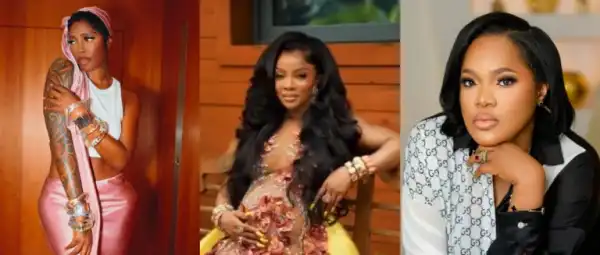 Toyin Abraham and Tiwa Savage Defend Toke Makinwa After Troll Claimed She’s Using A Surrogate