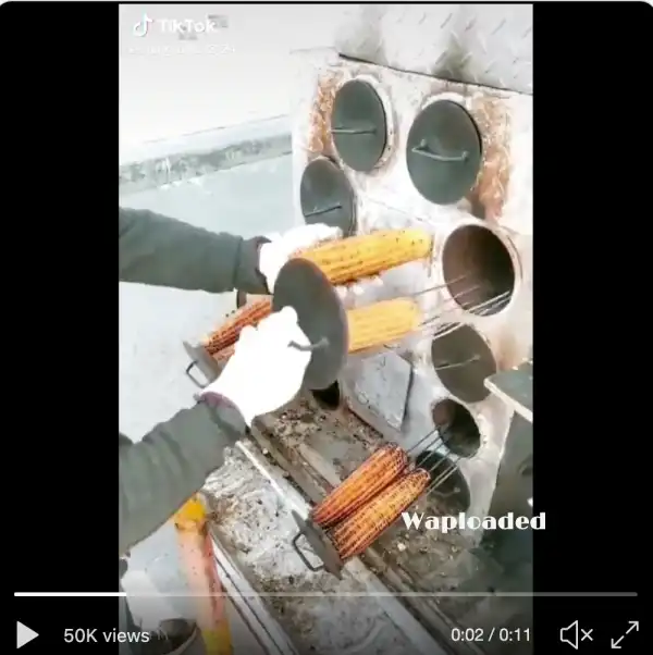 Video: New Invention, Roasting corns with easy