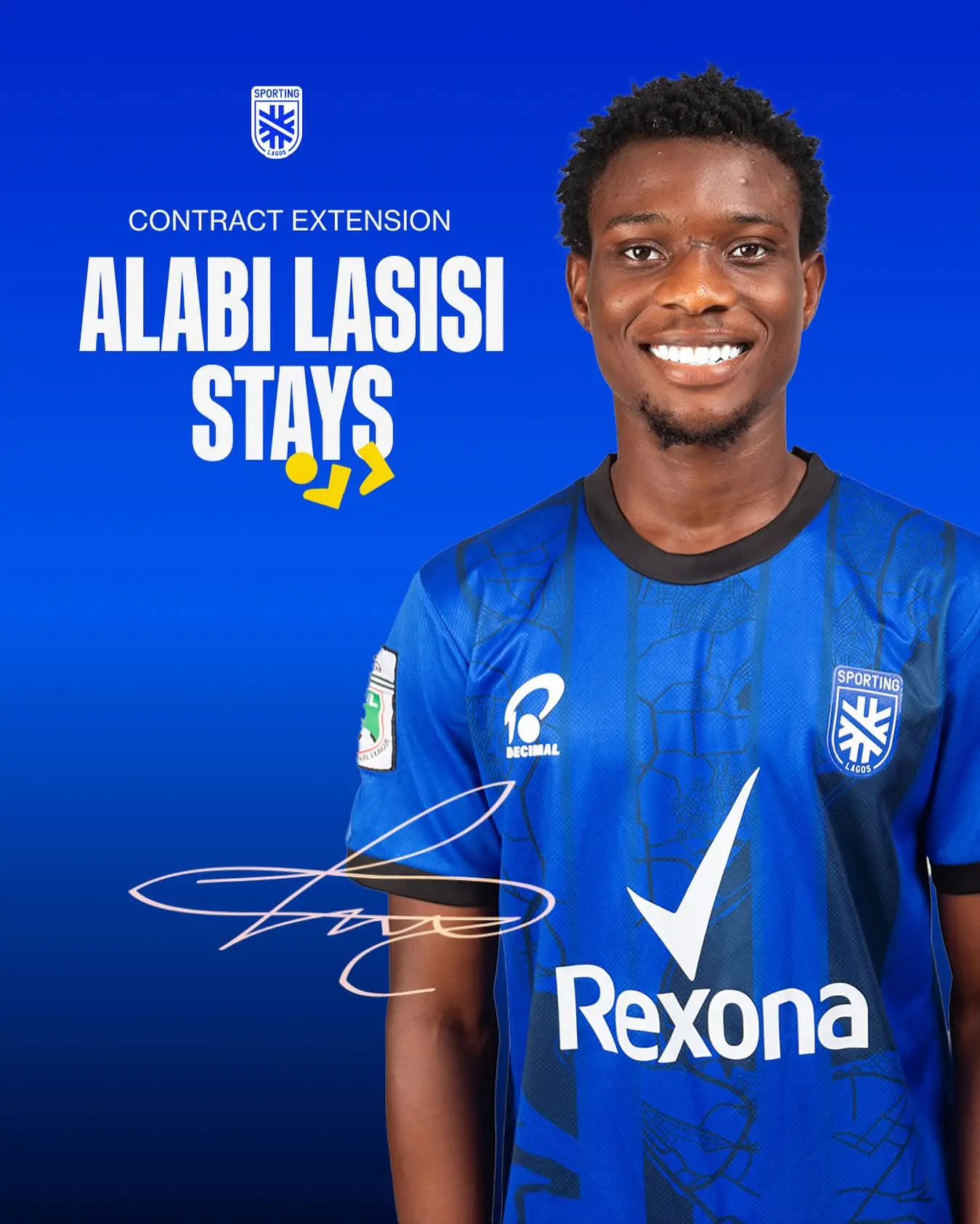 Sporting Lagos duo sign new contract extension