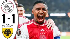Athens vs Ajax 1 - 1 (Europa League Goals & Highlights)