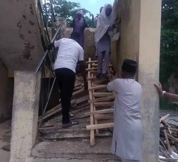 300 students escape unhurt as staircase collapses at Kano girls’ school