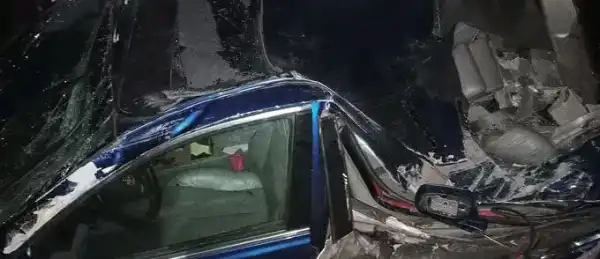 Driver On The Run As Truck Crushes Toddler To Death, Injures Mother And Two Other Children In Rivers