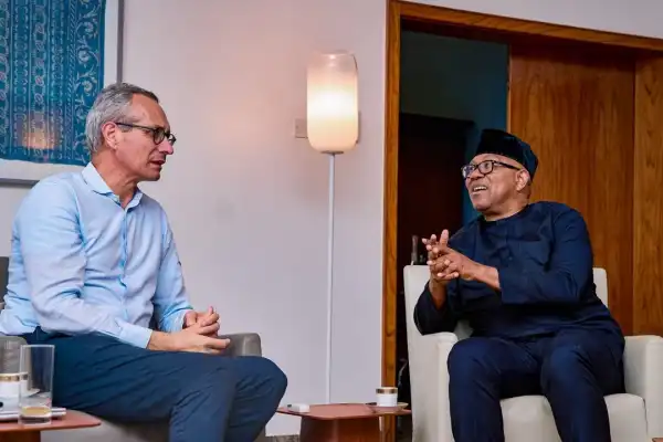 Peter Obi meets Swiss Ambassador to Nigeria, reveals discussion details