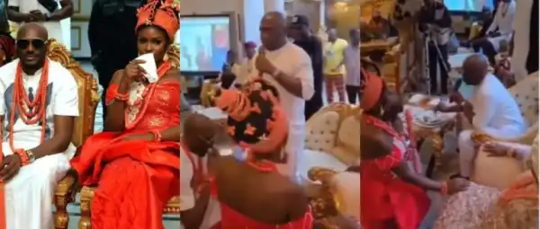 “This Marriage Has Come To Stay”- 2Baba And Natasha Receive Family Blessings At Traditional Wedding