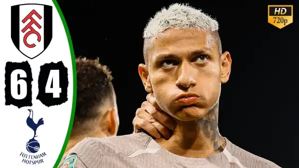 Fulham vs Tottenham 1 - 1 (PEN 5-3) (EFL Goals & Highlights)