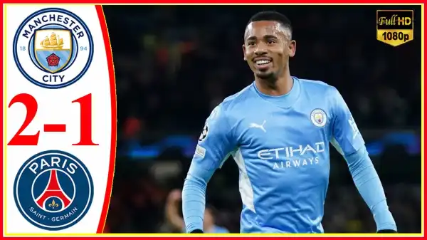 Manchester City vs PSG 2 − 1 (Champions League 2021 Goals & Highlights)