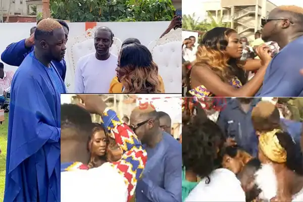 Drama As Popular Actress, Fella Makafui Collapses At Her Own Wedding In Ghana (Video)