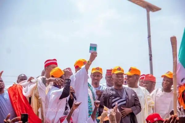 Kwankwaso welcomes ex-Kano deputy governor, Gwarzo, to ADC