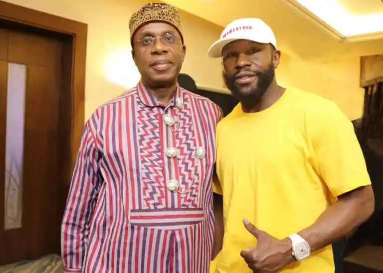 Mayweather Visits Amaechi, Talks About Plans To Establish Boxing Academy