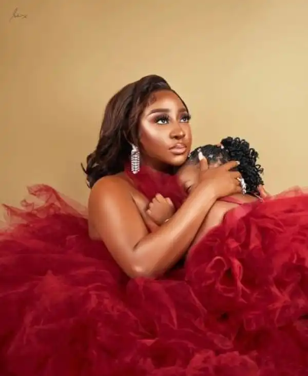 Nigerian Actress, Ini Edo Celebrates Daughter Light At 2