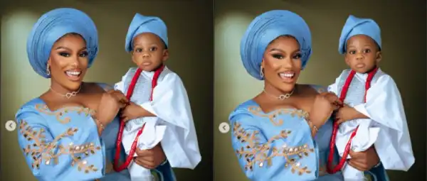 Actress Eriata Ese Unveils Son’s Face In Heartwarming Mother’s Day Post