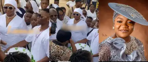 Drama at Omije Ojumi’s Burial as Man Claims to Be Father of Her Child