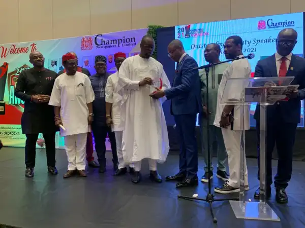 Abia Deputy Speaker Dedicates Champions Award To Governor Okezie Ikpeazu