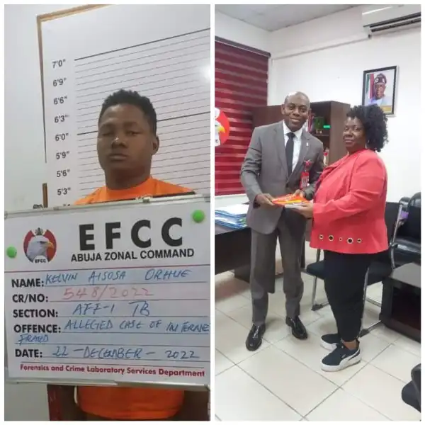 Love scam: EFCC returns N19m, duplex, Lexus car to American woman duped by internet fraudster posing as Nollywood actor, Frederick Leonard