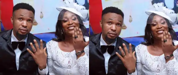 Actor David Nnaji Marks First Wedding Anniversary with New Wife, Amanda