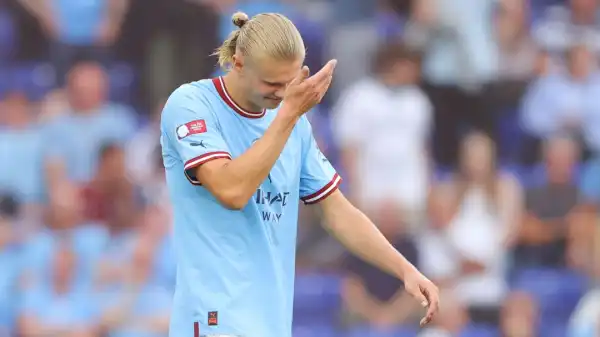 Pep Guardiola insists Erling Haaland will score on 