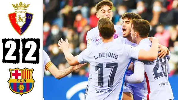 Osasuna vs Barcelona 2 - 2 (LaLiga 2021 Goals & Highlights)