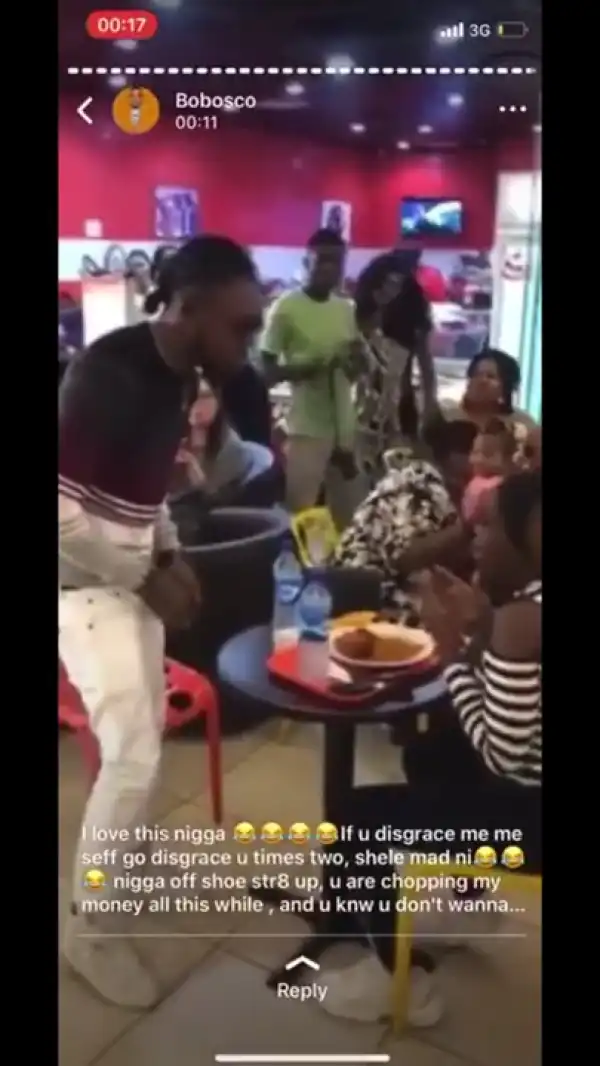 Man Disgraces Girlfriend After She Rejected His Proposal In Public (Video)