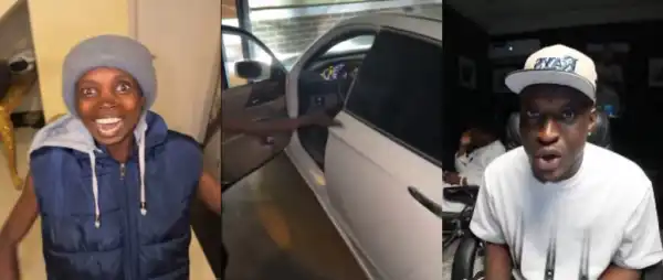 “I Can Now Drive Again”- Moment Kolu Unveils His New Car To Carter Efe