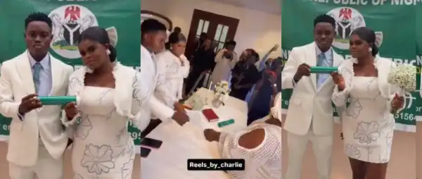 Congratulations Pour In as Peller and Jarvis Exchange Vows in Lagos Court Wedding