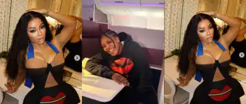 “Soft Life!”- Toke Makinwa Takes Nanny To London Alongside Her Baby