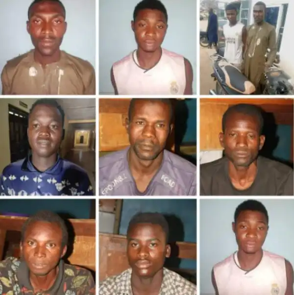 Police Parade Man Who Defiled 12-year-old Boy And Other Suspects Arrested For Murder, Armed Robbery, Kidnapping