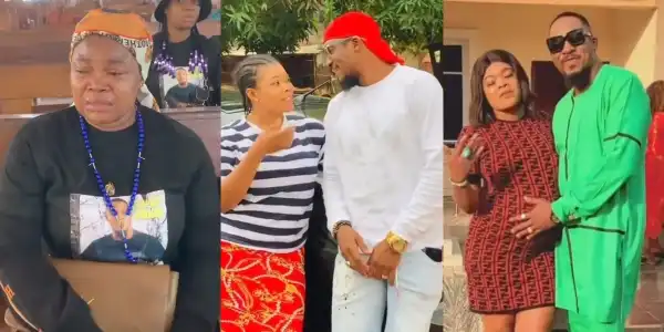 Ruby Ojiakor weeps bitterly as she mourns Junior Pope