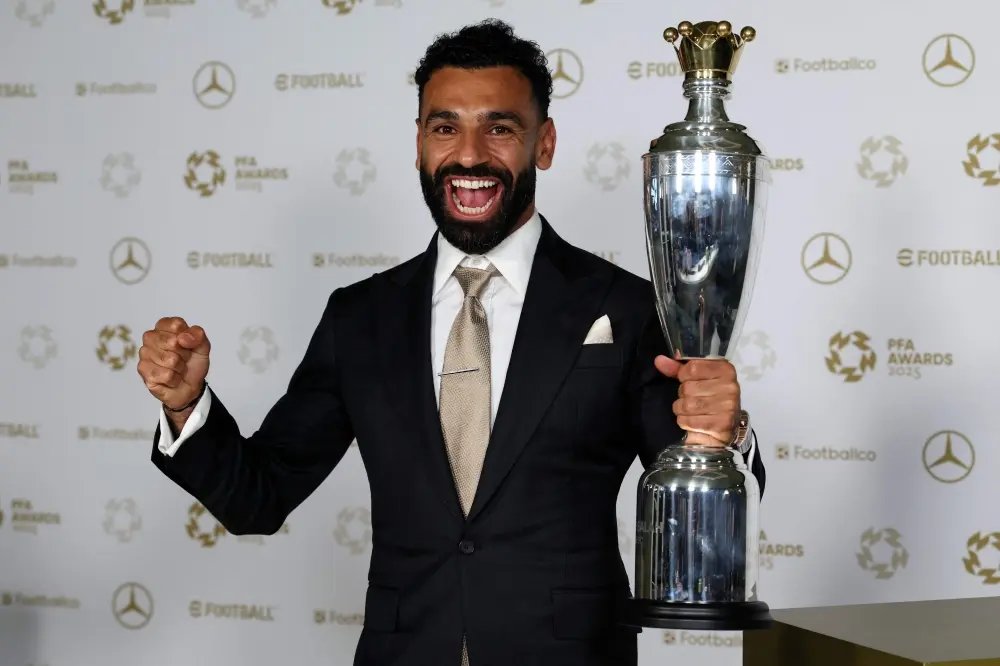Salah becomes first EPL player to win PFA Player of the Year three times