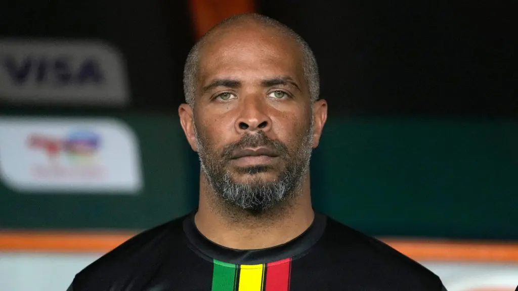 Super Eagles: How Eric Chelle treated Eguavoen during his unveiling as head coach [VIDEO]