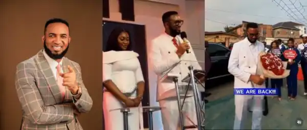 Pastor Chris Okafor Returns To Church After Temporary Exit Over Doris Ogala Allegations