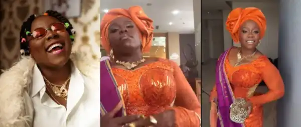 “Call Orthopedic Doctor For Me”- Teni Hilariously Laments In Video After Wearing Corset Dress To Owanbe