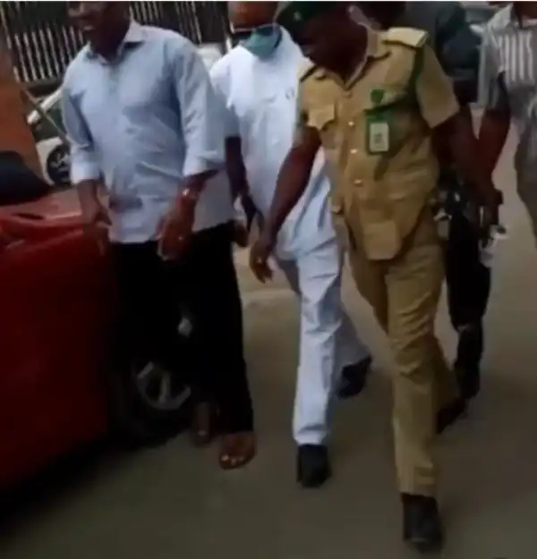 Femi Olaleye Is A Kirikiri Boy - Comedienne Princess Jubilates As Video Shows Doctor Being Led To Ikoyi Correctional Centre (Video)