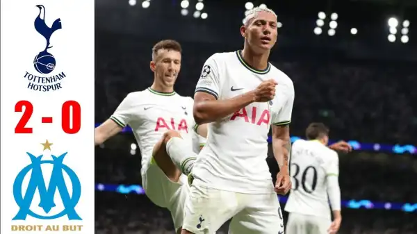 Tottenham vs Marseille 2 - 0 (Champions League 2022 Goals & Highlights)