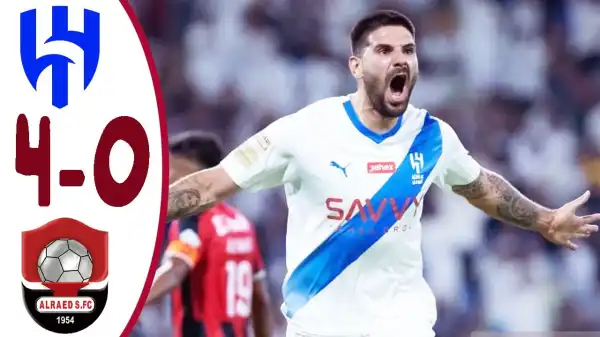 Al Raed vs Al Hilal 0 - 4 (Saudi Pro League Goals & Highlights)