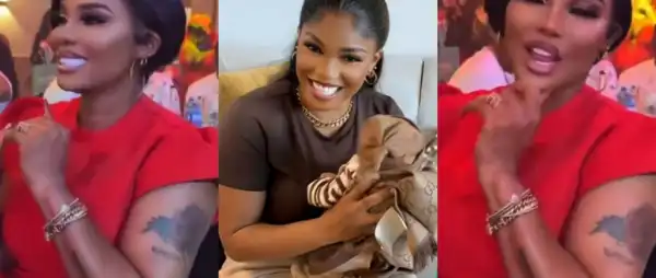 Proud Grandma! Iyabo Ojo Shows Off Tattoo Dedicated To Grandson