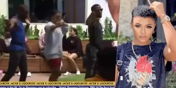 #BBNaija: Liquorose gives Saga and KayVee dancing tutorials (Video)